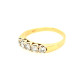 Pre Owned 18ct 5 stone Diamond Ring ZU8